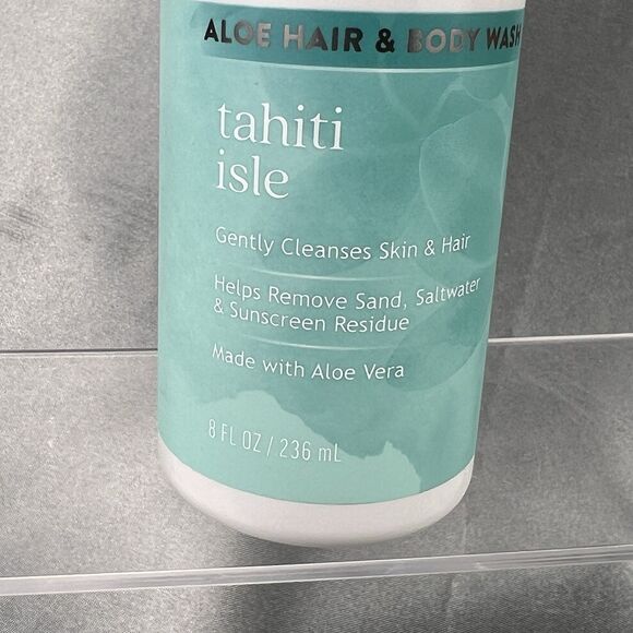 Bath & Body Works After Sun 8 oz Aloe Hair & Body Wash Tahiti Isle‎ Summer Beach - Picture 4 of 10